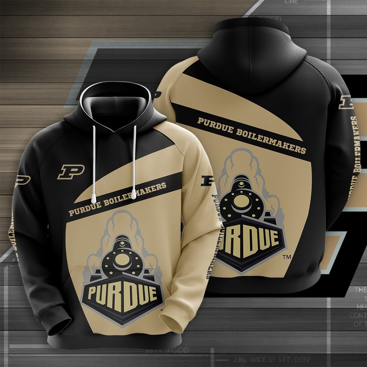 Ncaa Purdue Boilermakers Hoodie Zip Hoodie