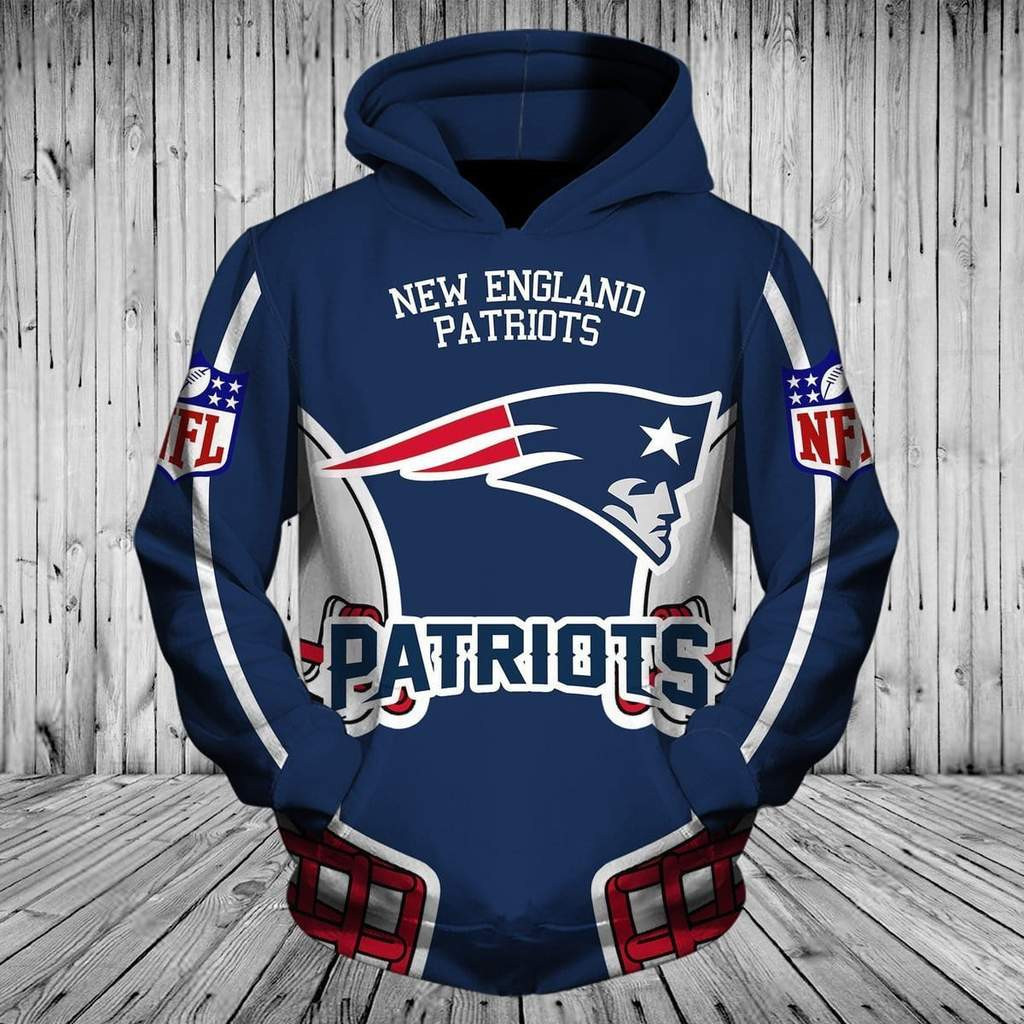 New England Patriots Hoodie Zip Hoodie Version 1338