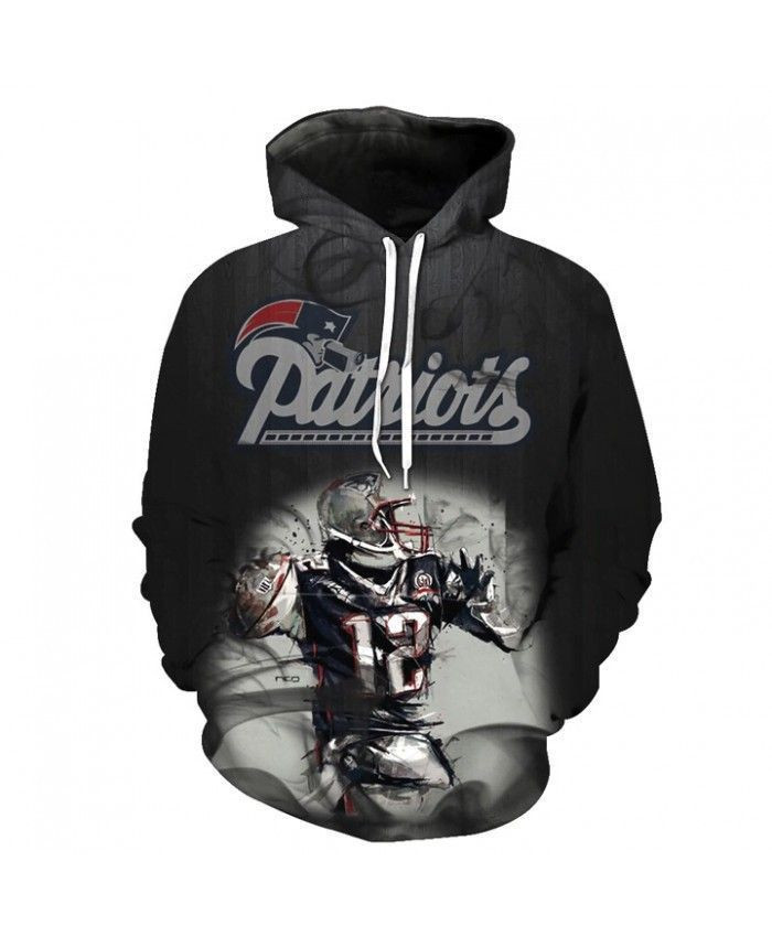 New England Patriots Hoodie Zip Hoodie Version 1343
