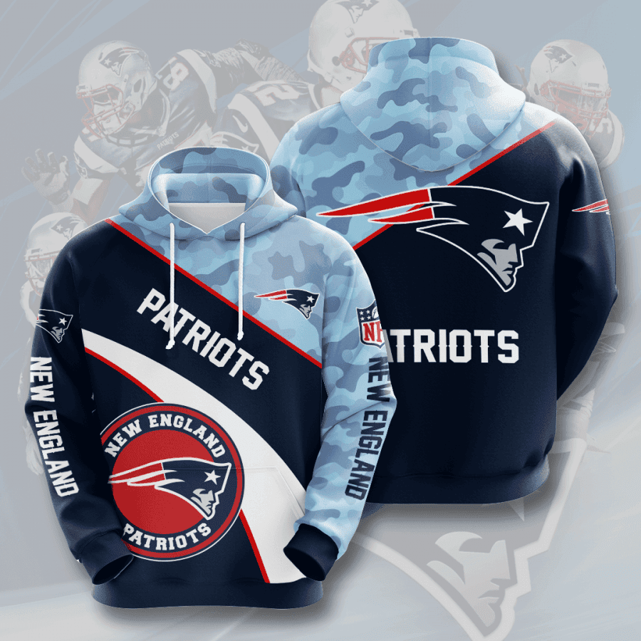 New England Patriots Hoodie Zip Hoodie Version 1356