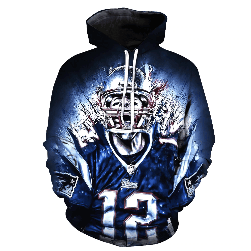 New England Patriots Hoodie Zip Hoodie Version 1396