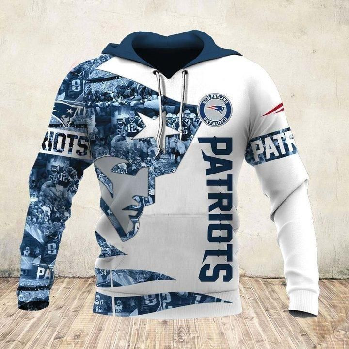 New England Patriots Hoodie Zip Hoodie Version 1615