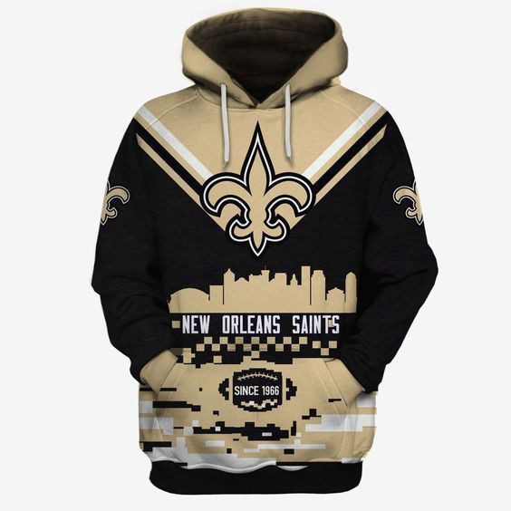 New Orleans Saints NFL Football Classic Hoodie Zip Hoodie Version 1186