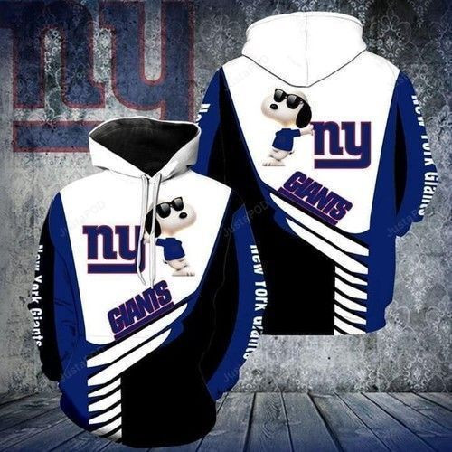 New York Giants Football Snoop Hoodie Zip Hoodie