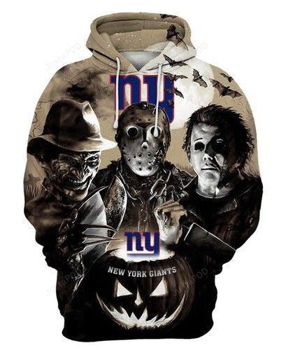 New York Giants Horror Icons Hoodie Zip Hoodie