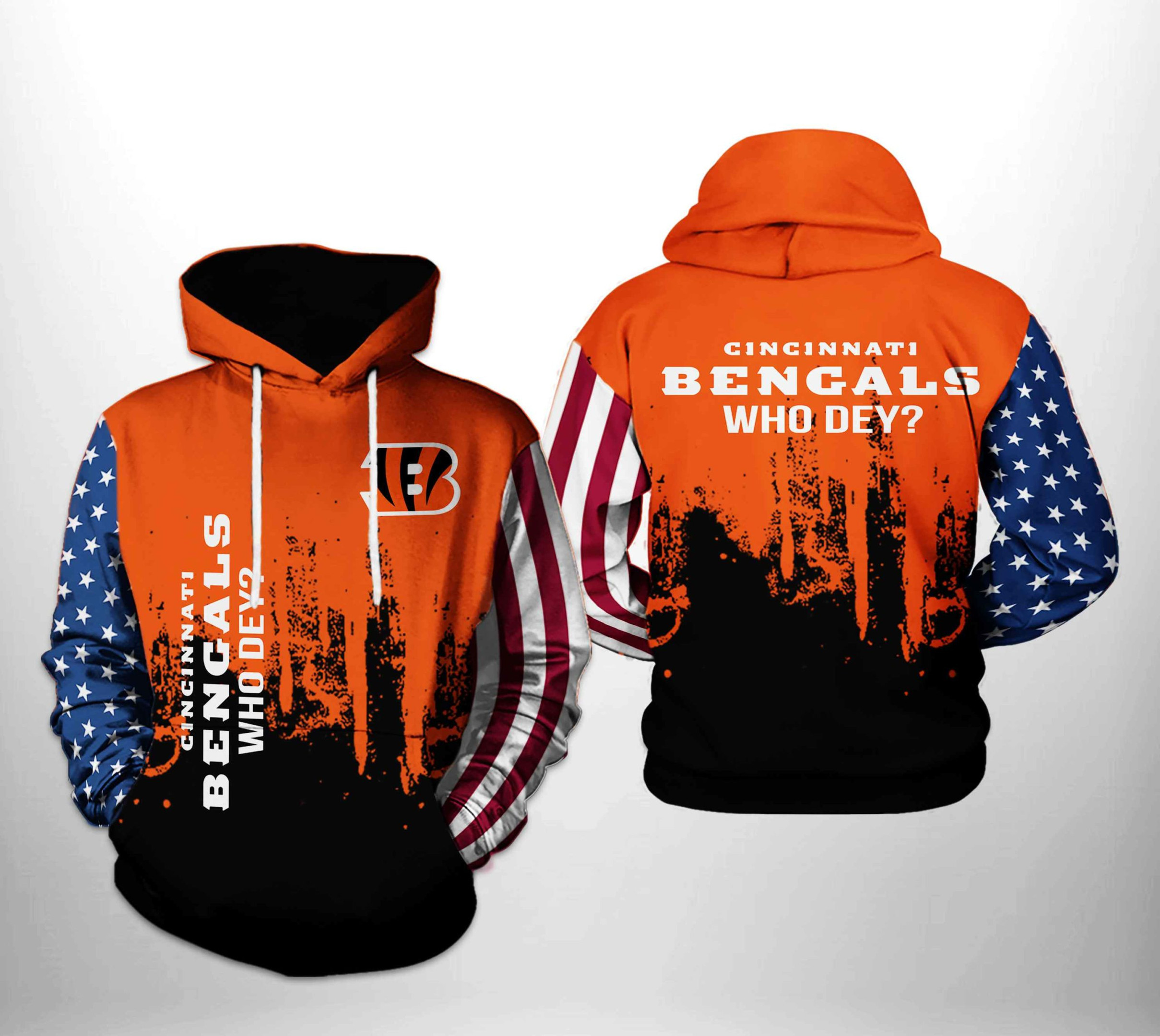 NFL Cincinnati Bengals NFL Team US Hoodie Zip Hoodie