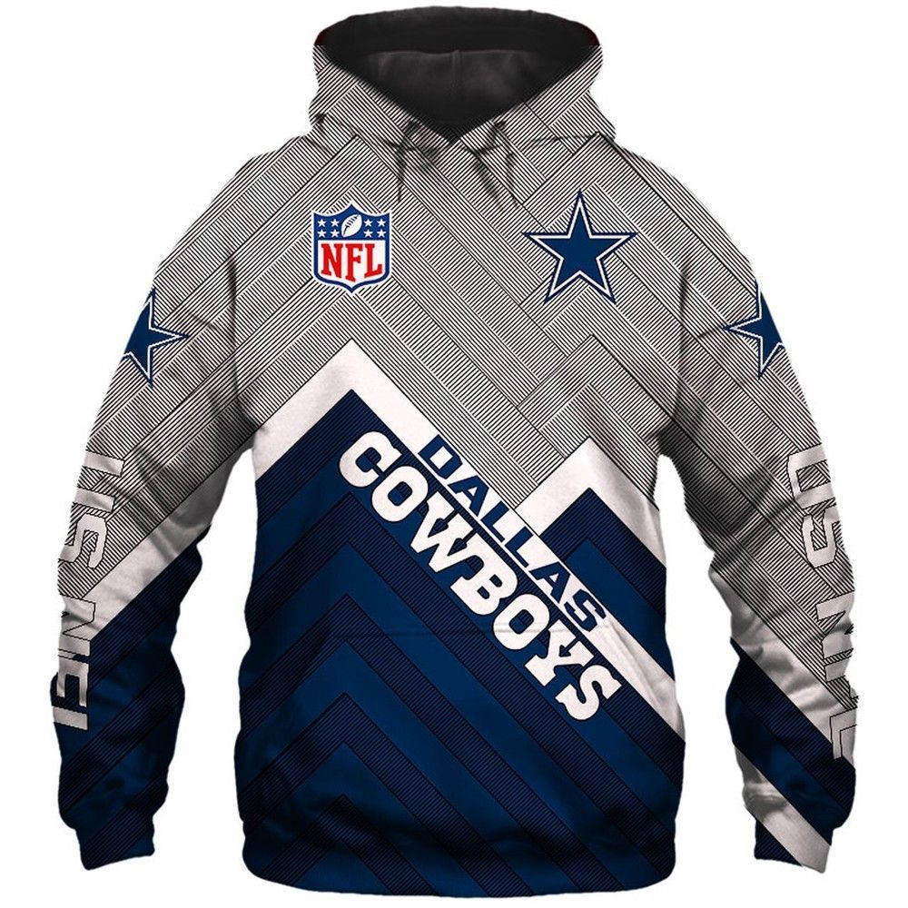 NFL Dallas Cowboys Hoodie Zip Hoodie Version 1036