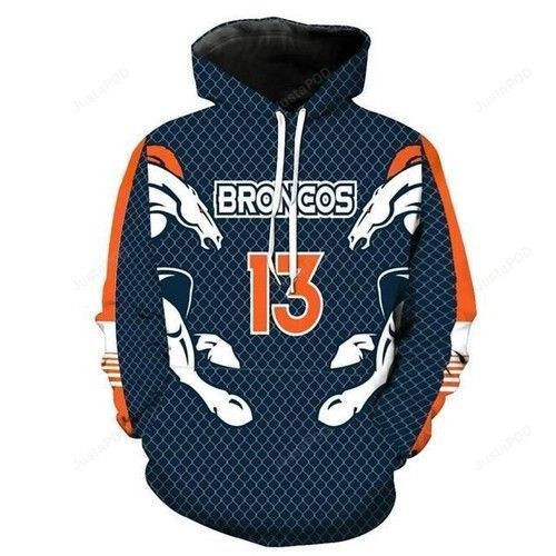 NFL Denver Broncos Number 13 2020 Hoodie Zip Hoodie