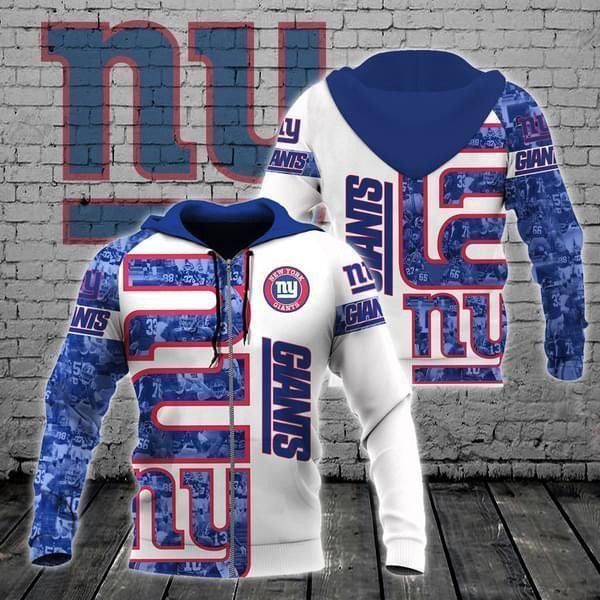 NFL New York Giants Nfl For Giants Lover Hoodie Zip Hoodie