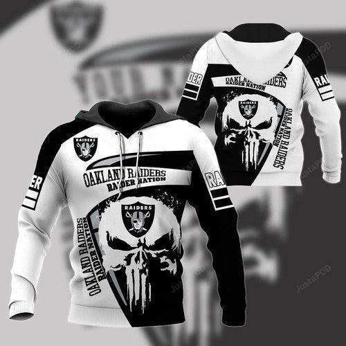 NFL Oakland Raiders Nation Hoodie Zip Hoodie