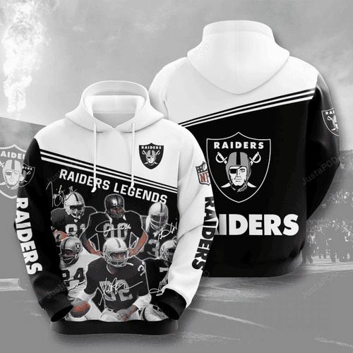 NFL Oakland Raiders Nfl Hoodie Zip Hoodie Version 840
