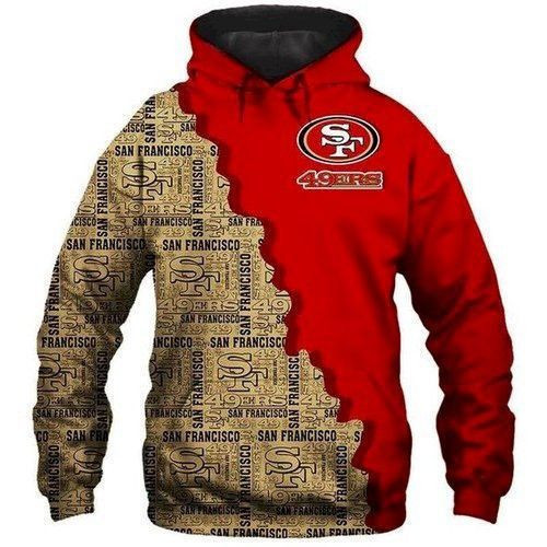 NFL San Francisco 49ers Hoodie Zip Hoodie Version 1307