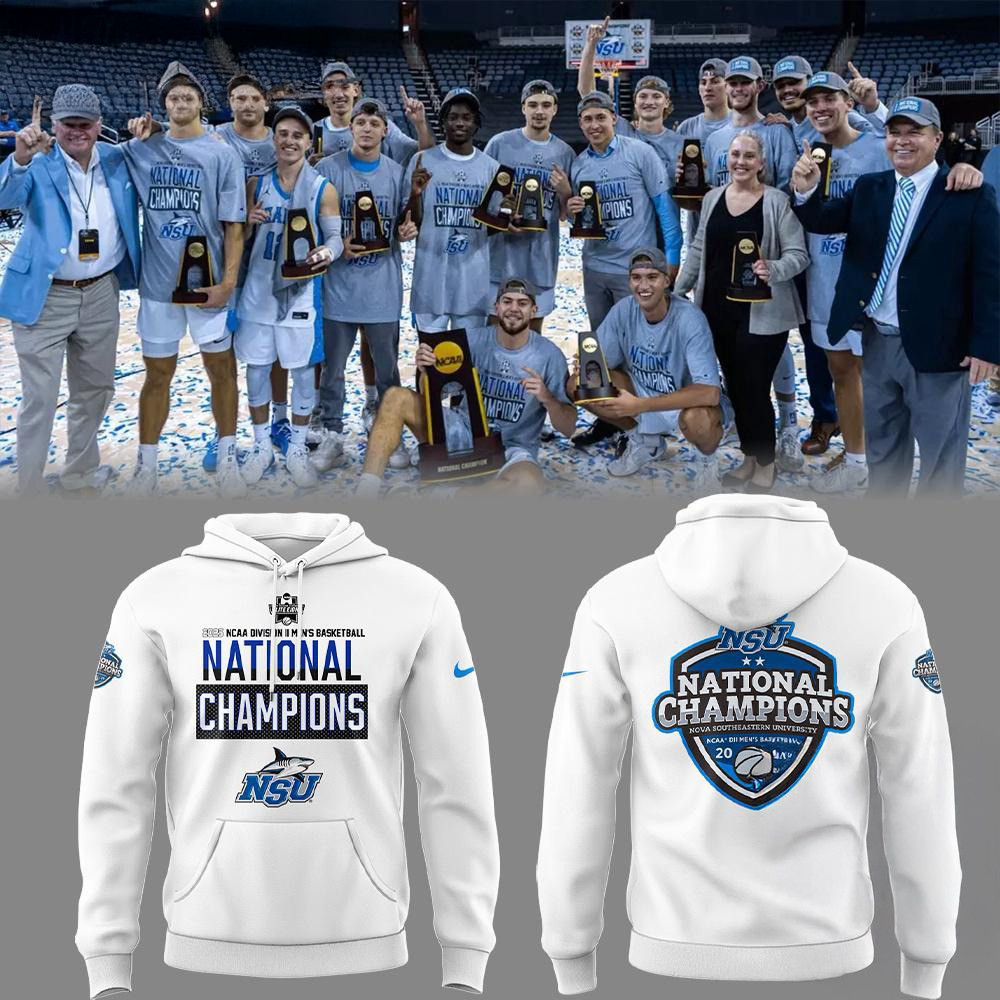 Nova Southeastern 2025 NCAA Division II Mens Basketball x National Champions Hoodie Gift For Fan