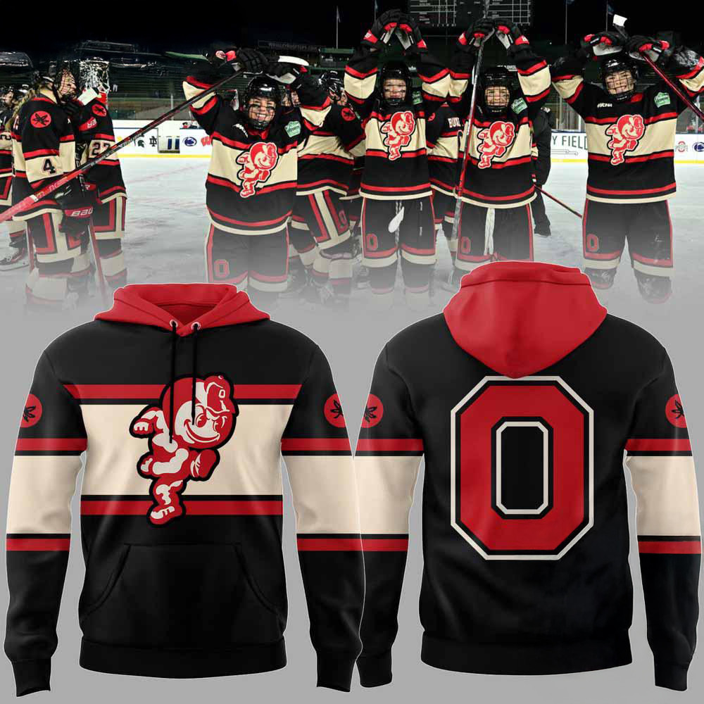 Ohio State Buckeyes Hockey NCAA Frozen Confines 2025 Hoodie Gifts For Hockey Fan