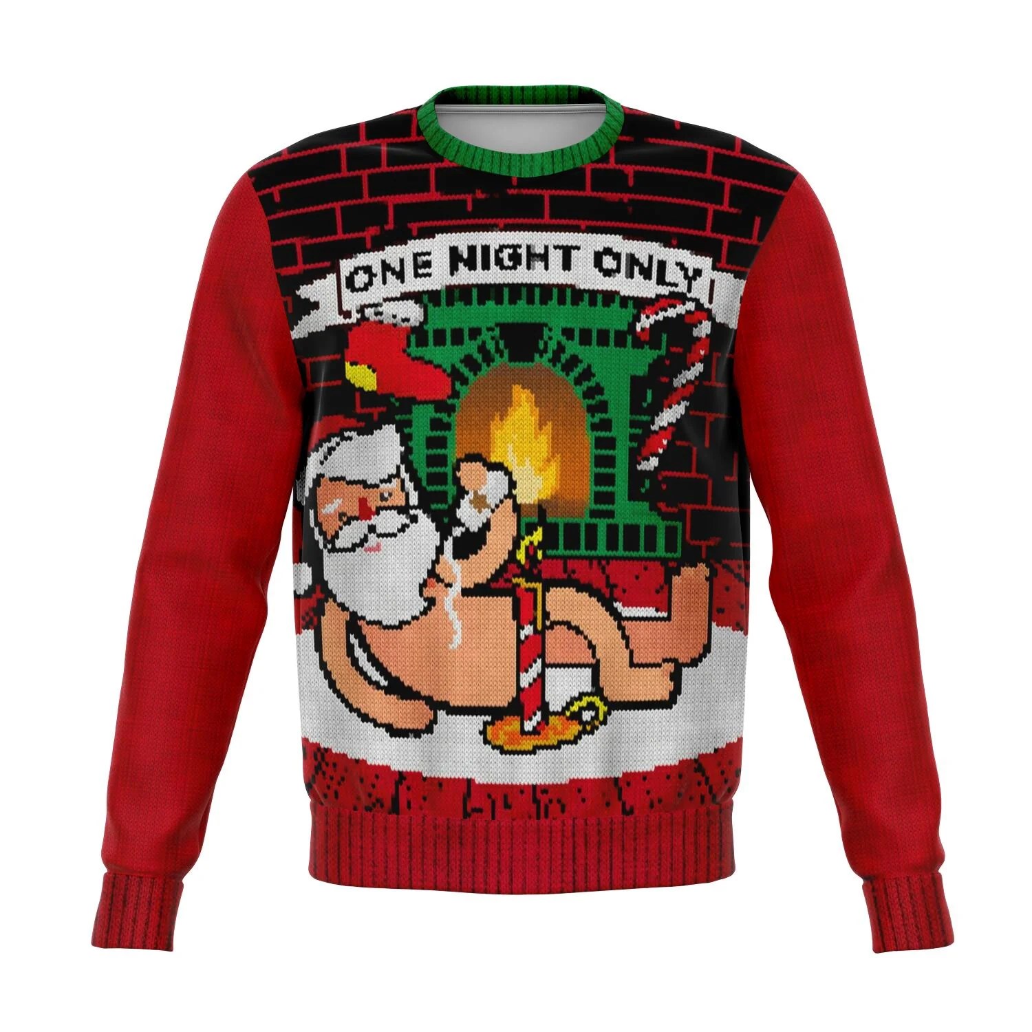 One Night Only With Santa Ugly Christmas Sweater