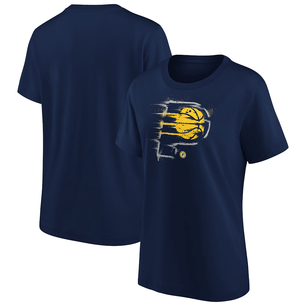 Pacers NBA Finals Merch Indiana Pacers Splatter Graphic T-Shirt Stepdad Gifts For Fathers Day