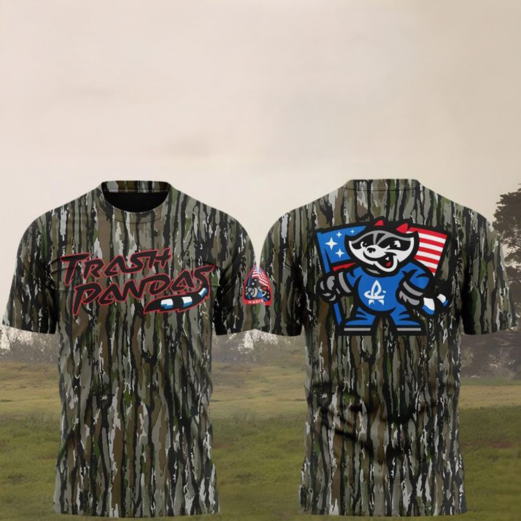Rocket City Trash Pandas Camouflage Uniform 2025 T-Shirt Trash Pandas Merch For Fans