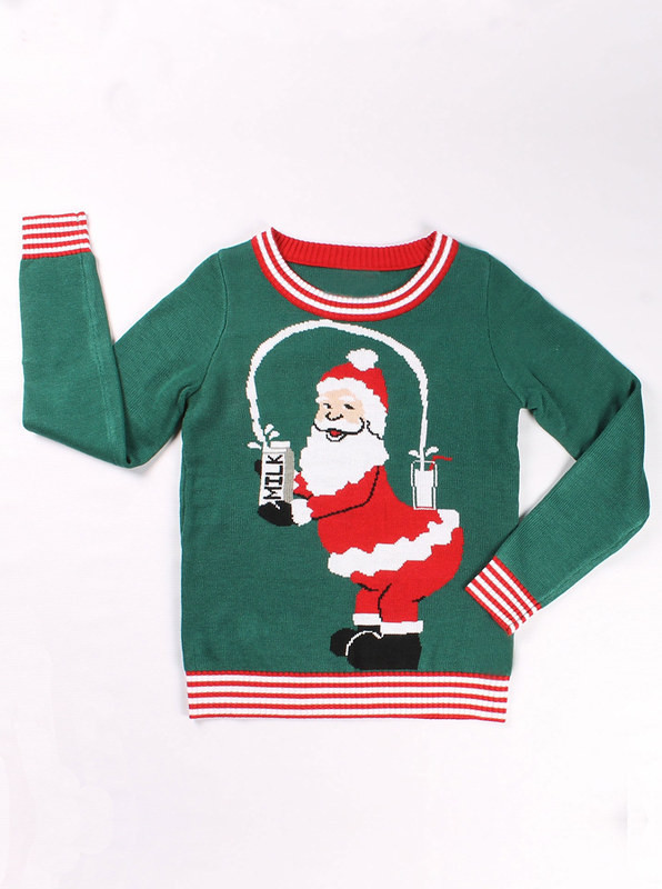 Santa Break the Internet Ugly Christmas Sweater