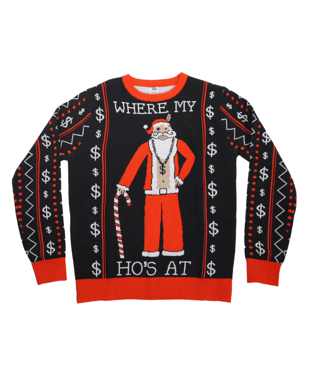Santas Hos Ugly Christmas Sweater