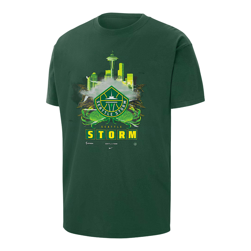 Seattle Storm Merch Nike Max90 Seattle Storm WNBA T-Shirt Gifts For Basketball Lovers