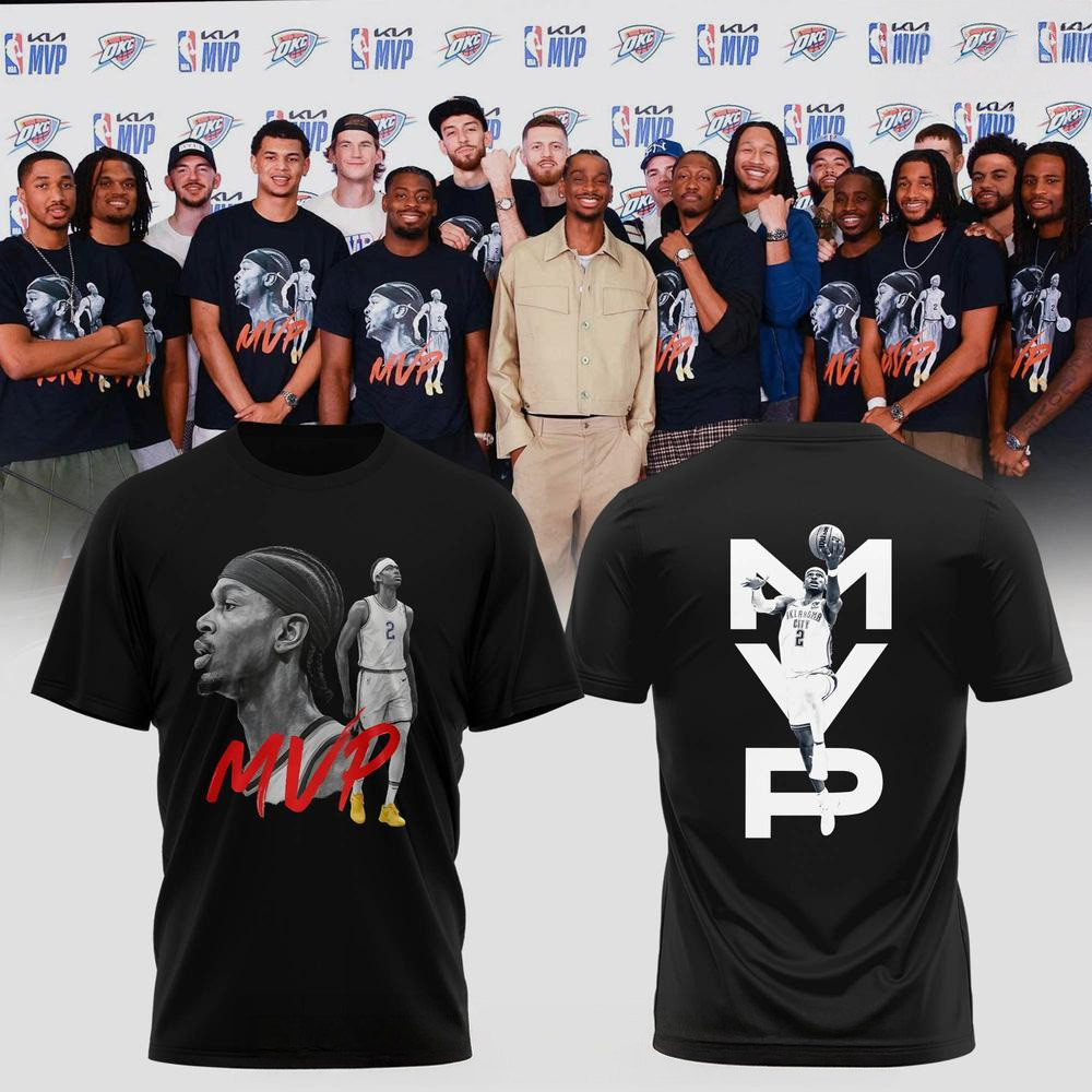 Shai Gilgeous Alexander 2025 NBA MVP Limited Edition T-Shirt Awesome Fathers Day Gifts