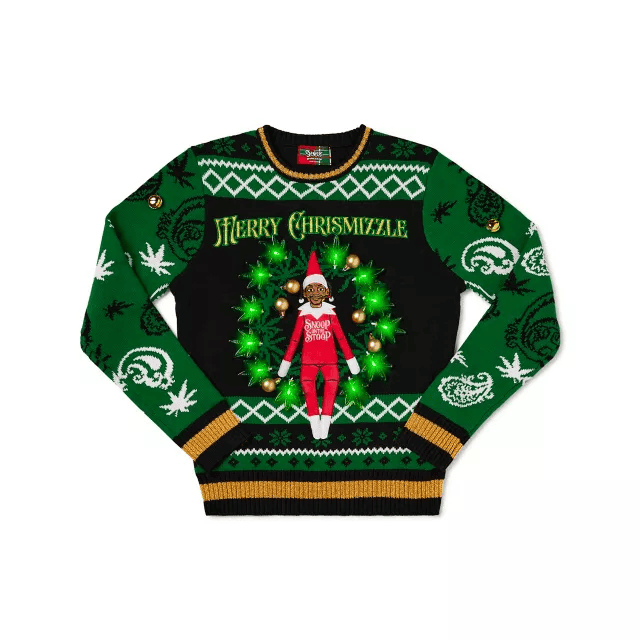 Snoop on the Stoop Merry Chrismizzle Ugly Christmas Sweater
