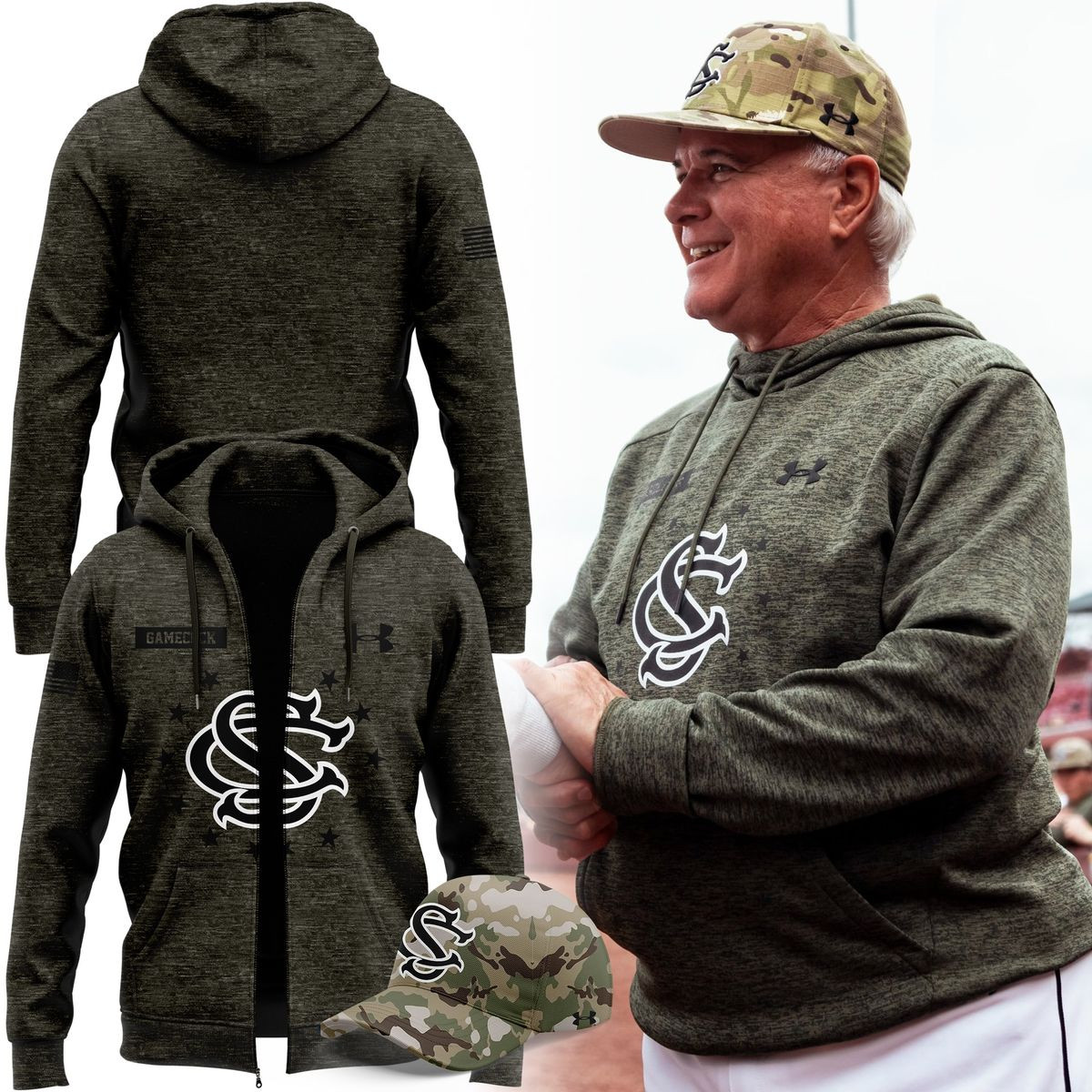 South Carolina Gamecocks 2025 NCAA Womens Basketball Zip Hoodie Gifts For Fans