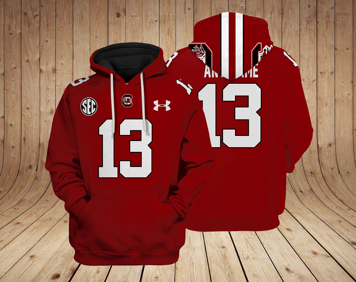 South Carolina Gamecocks NCAA Custom 3D Hoodie BL37084