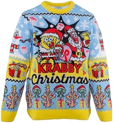 Spongebob Squarepants Ugly Christmas Sweater