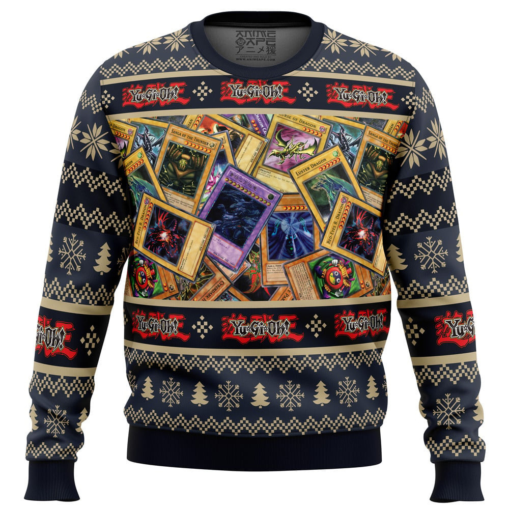 Trading Cards Ugly Christmas Sweater