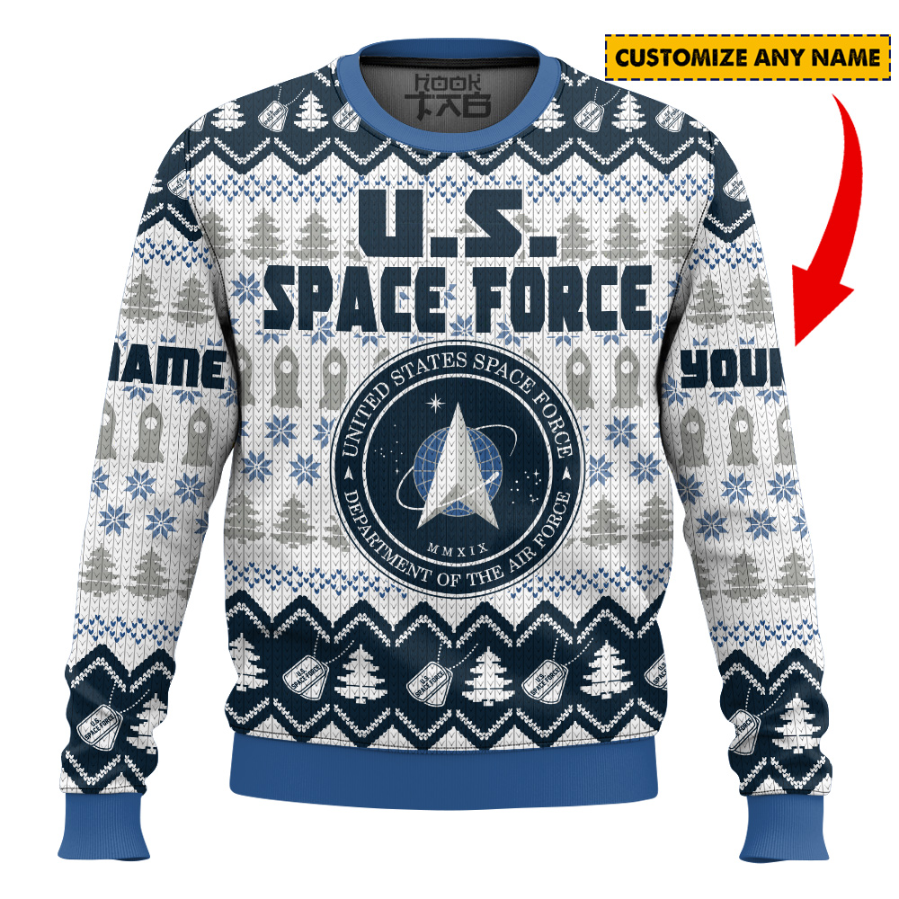 U.S. Space Force. Custom Ugly Sweater