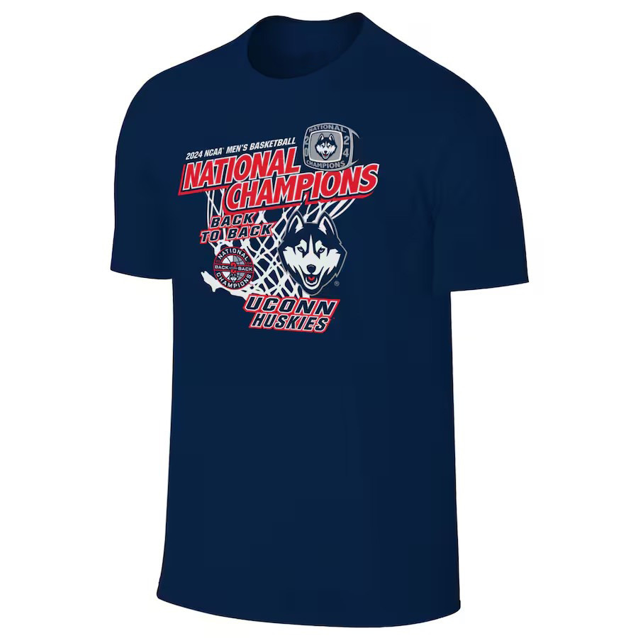 UConn Huskies 2024 NCAA Mens Basketball National Champions Shirt Best Gift For A Basketball Fan