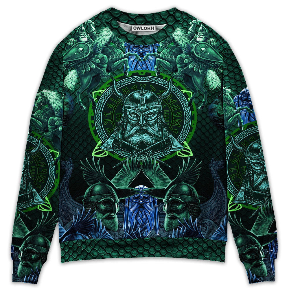 Viking See You In Valhalla Ugly Christmas Sweaters
