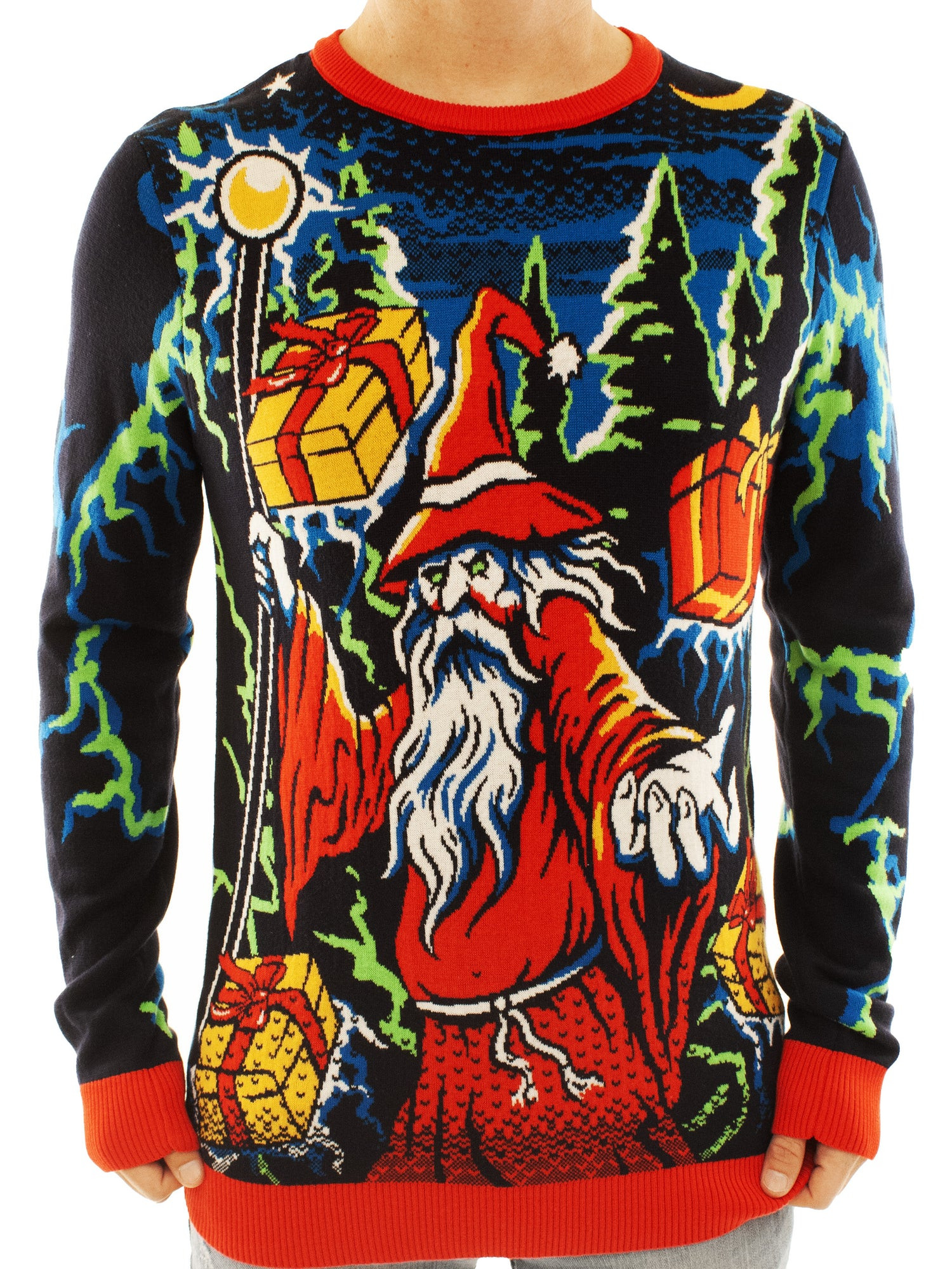 Wizard Santa Ugly Christmas Sweater