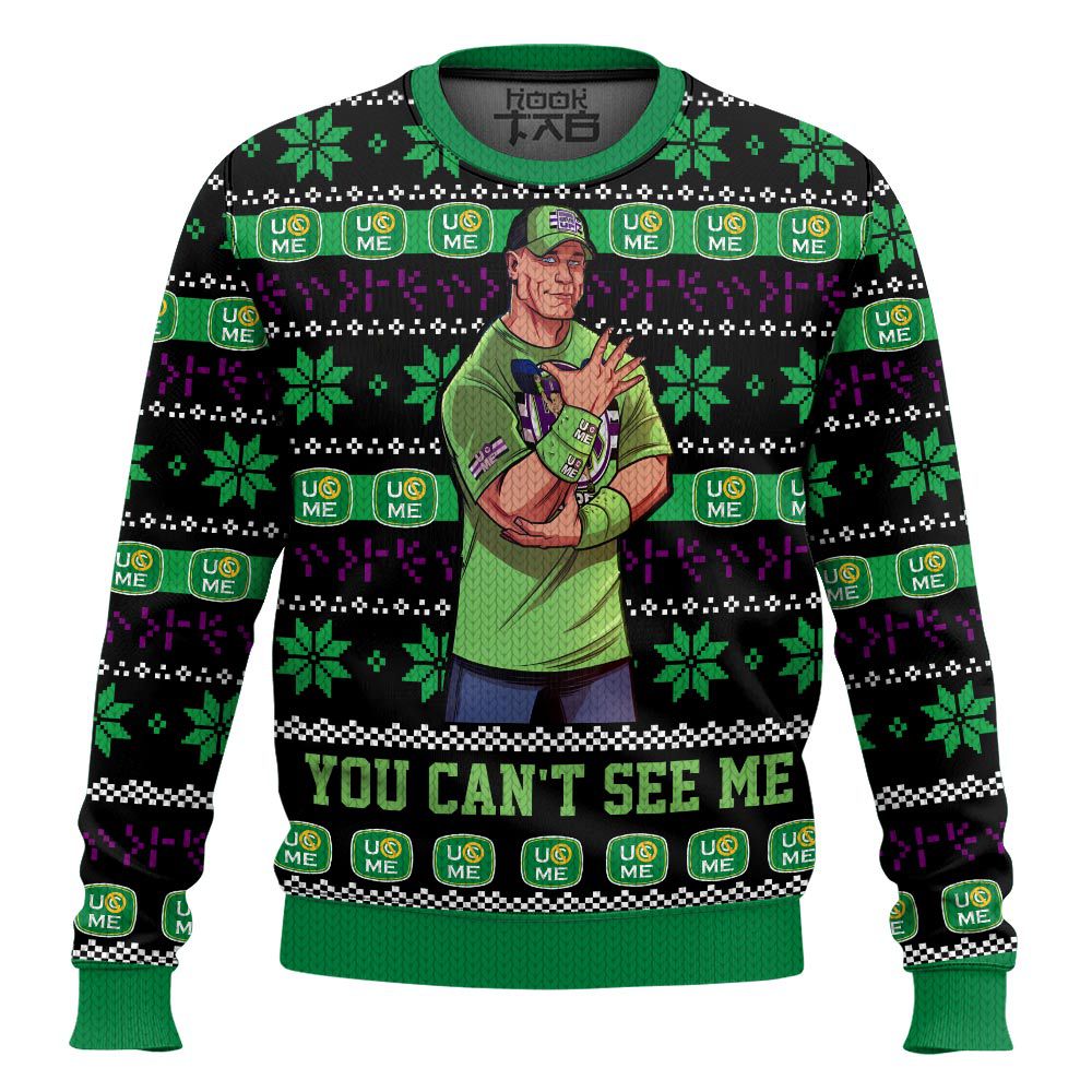 You Cant See Me John Cena Ugly Sweater