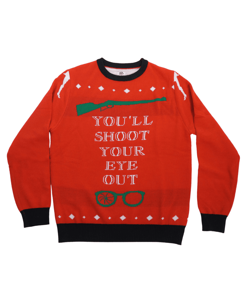 A Christmas Story Shoot Your Eye Out Ugly Sweater