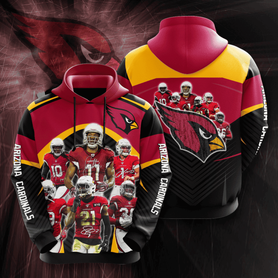 Arizona Cardinals All Team Hoodie Zip Hoodie Version 2986
