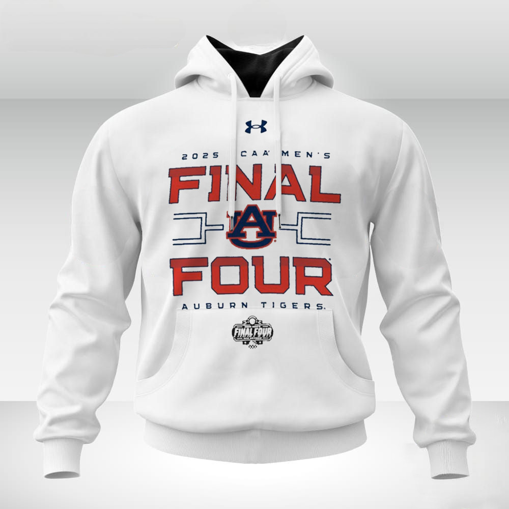Auburn Tigers Under Armour 2025 NCAA Mens Basketball Tournament Final Four Hoodie
