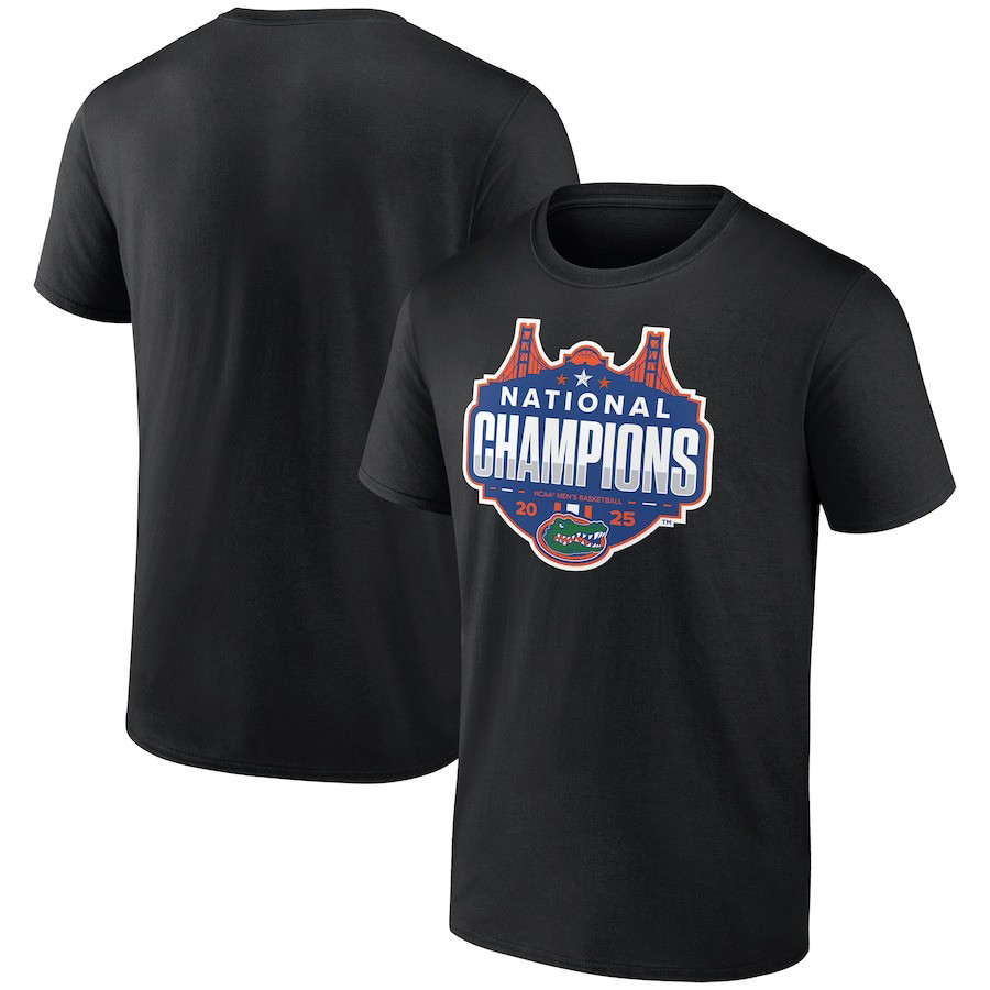 Black Florida Gators 2025 NCAA Mens Basketball National Champions Shot Clock Shirt Mens Gift