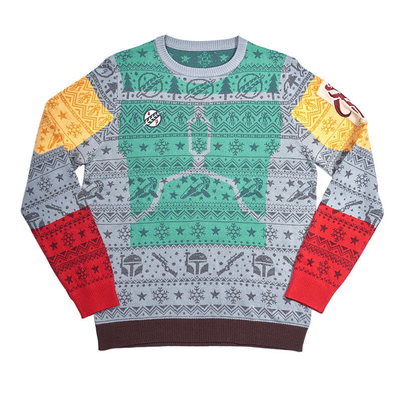 Boba Fett Difuzed Christmas Ugly Sweater