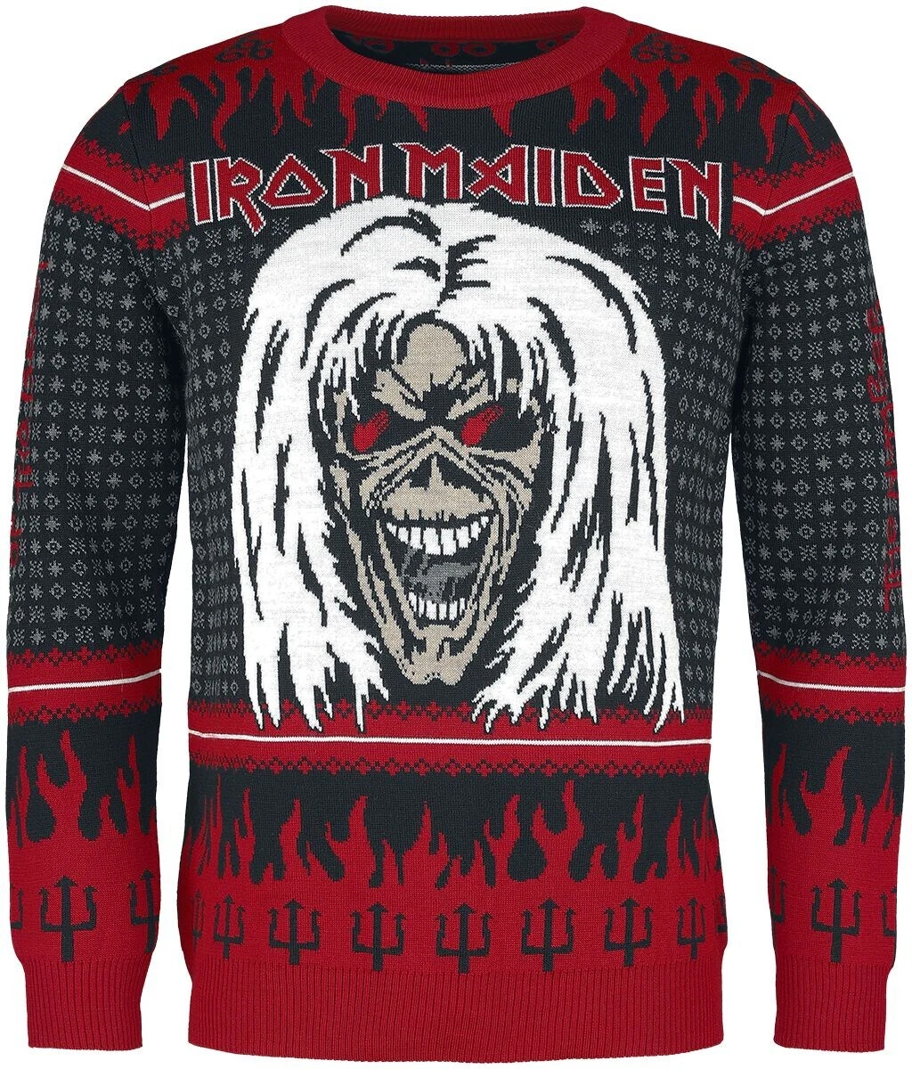 Bravado Iron Maiden Ugly Christmas Sweater