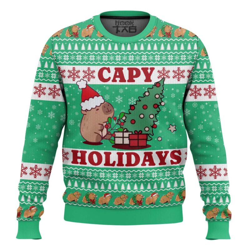 Capy Holidays Christmas Ugly Sweater