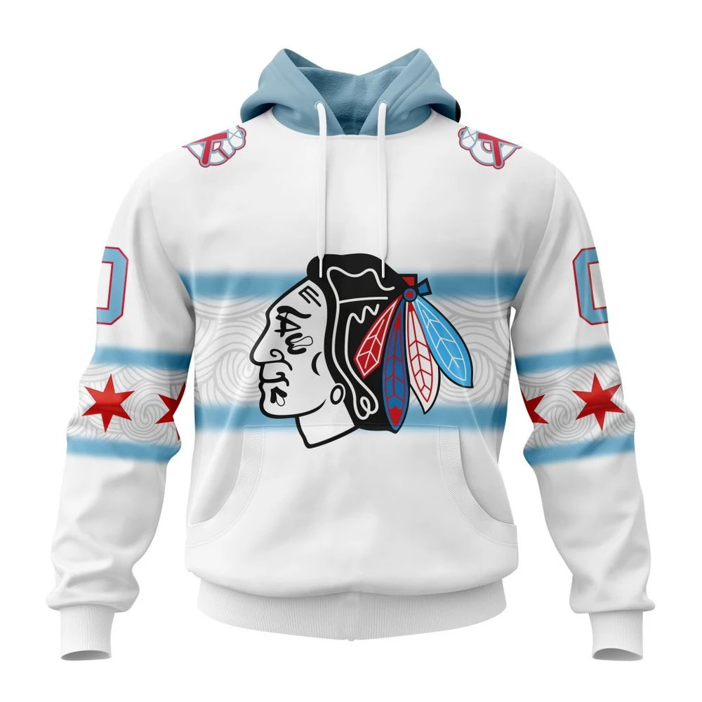 Chicago Blackhawks Personalized Gradient Series Hoodie St2301 â€œ NHL Concept Gear