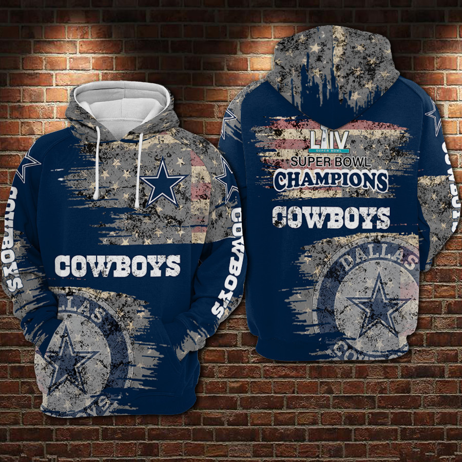 Dallas Cowboys Hoodie Zip Hoodie Version 1353