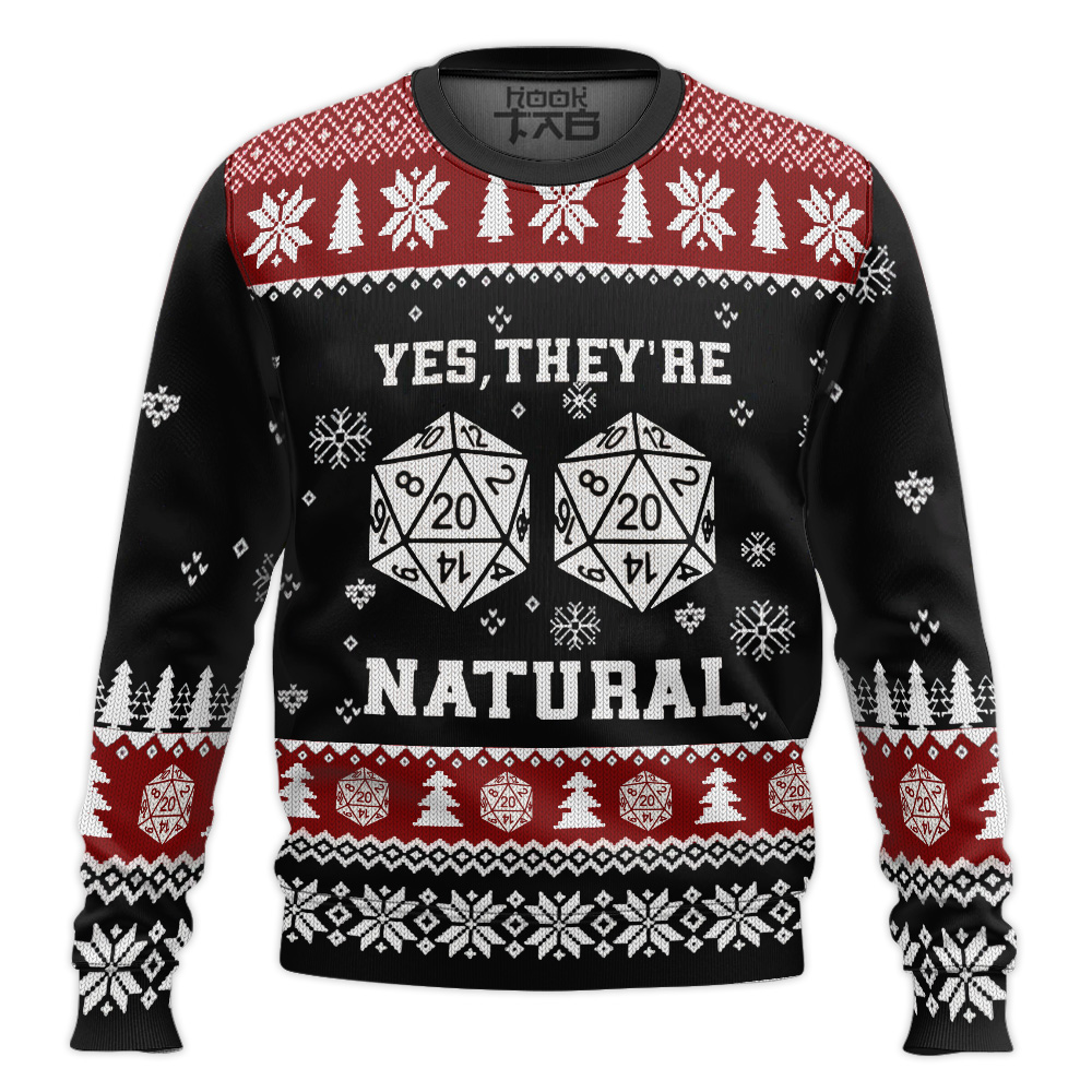Dungeons And Dragons Yes Theyre Natural Ugly Sweater