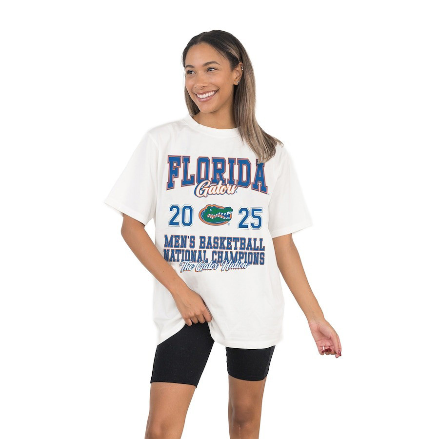 Florida Gators 2025 NCAA Mens Basketball National Champions T-Shirt Gifts For Womens