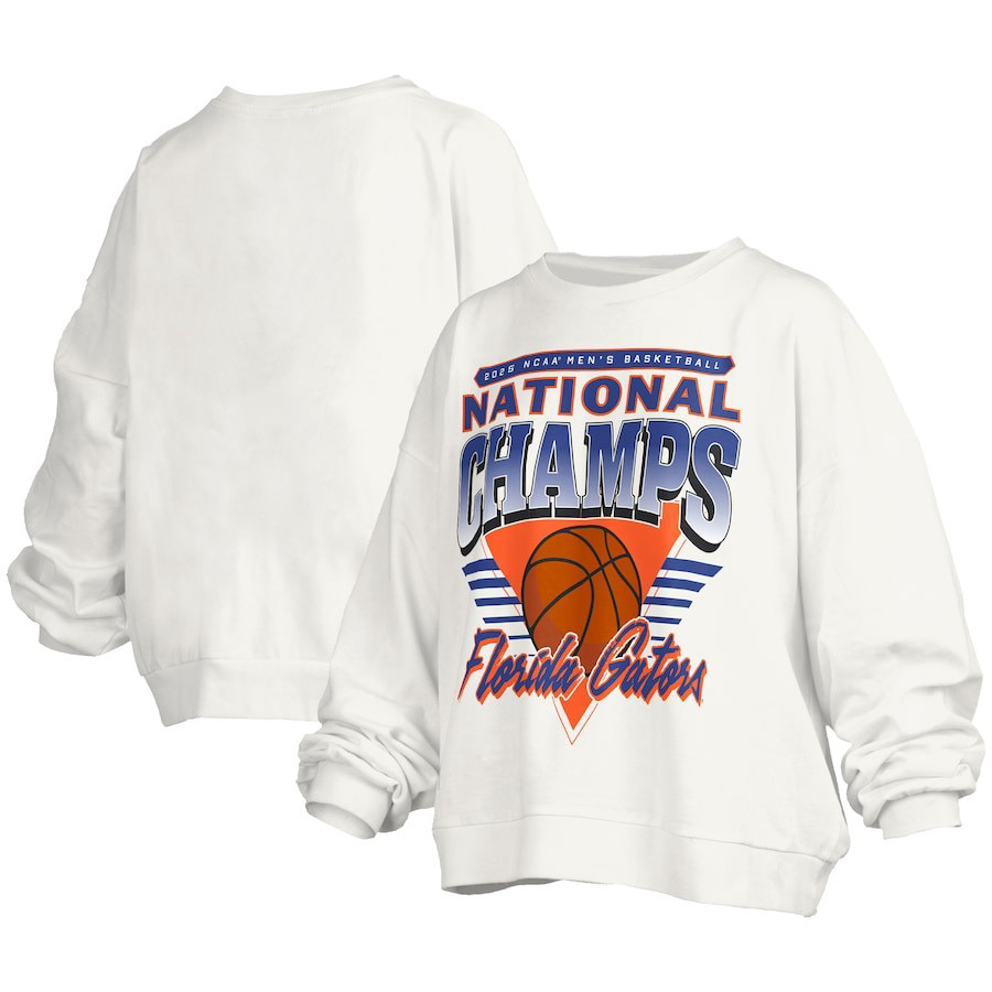 Florida Gators 2025 NCAA Mens Basketball National Champions Trilogy Basketball Sweatshirt Women