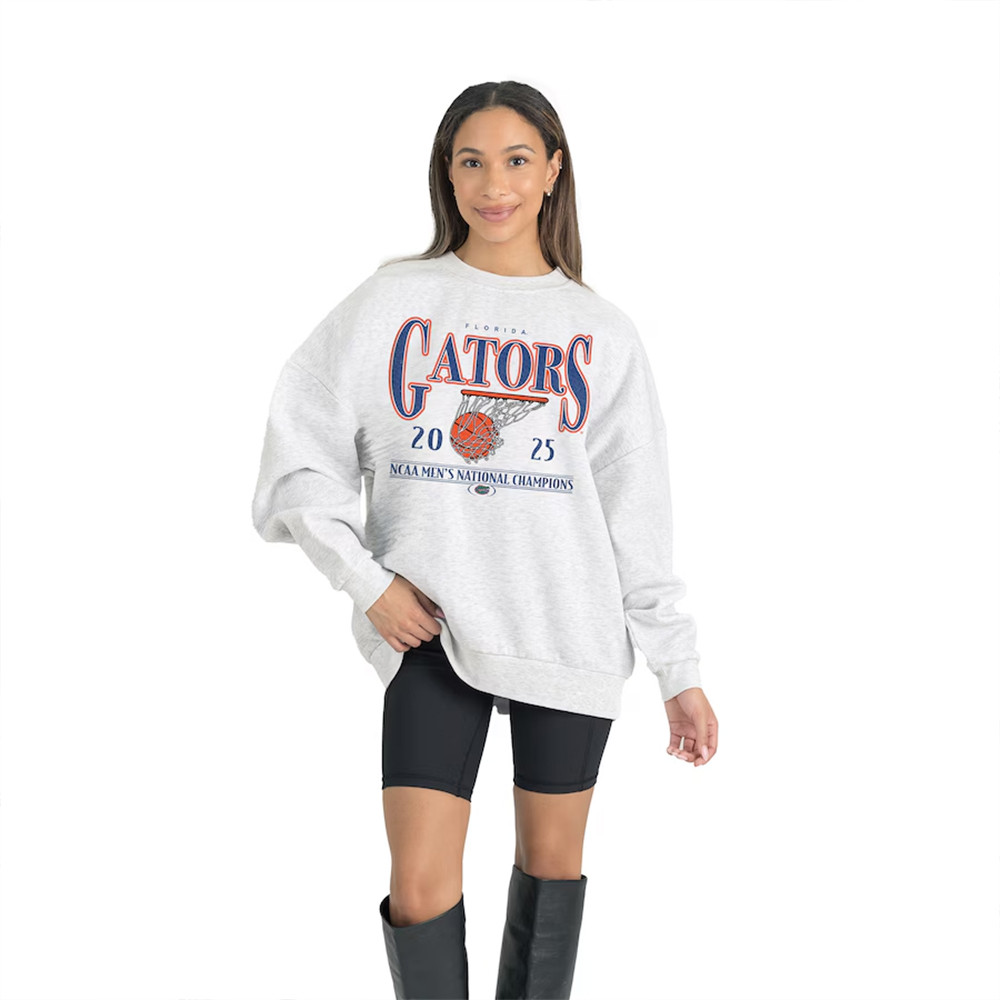 Florida Gators Gameday Couture Womens 2025 NCAA Mens Basketball National Champions Sweatshirt