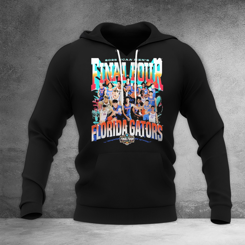 Florida Gators NCAA Mens Final Four Team 2025 Hoodie Good Gifts For Basketball Lovers