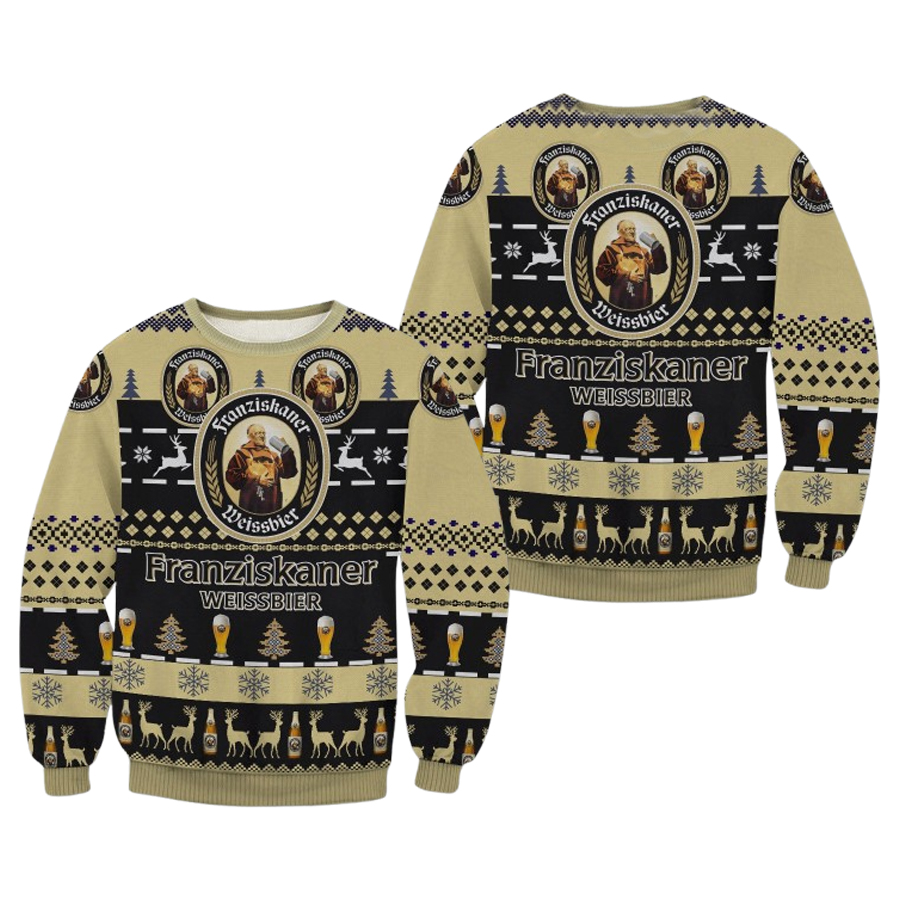 Franziskaner Weissbier Beer Ugly Christmas Sweater